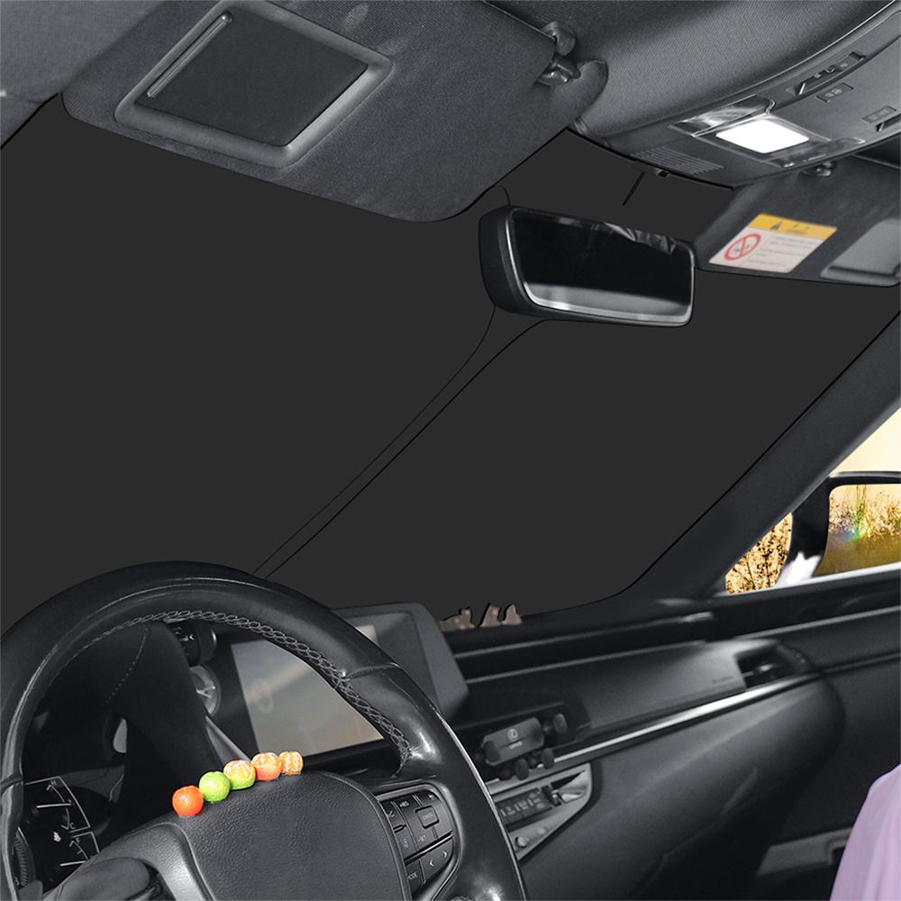 Car Windshield Sun Protection Accessories Auto Front Window Sunshade Cover Tool For Mitsubishi Ralliart ASX Lancer 10 EVO Pajero
