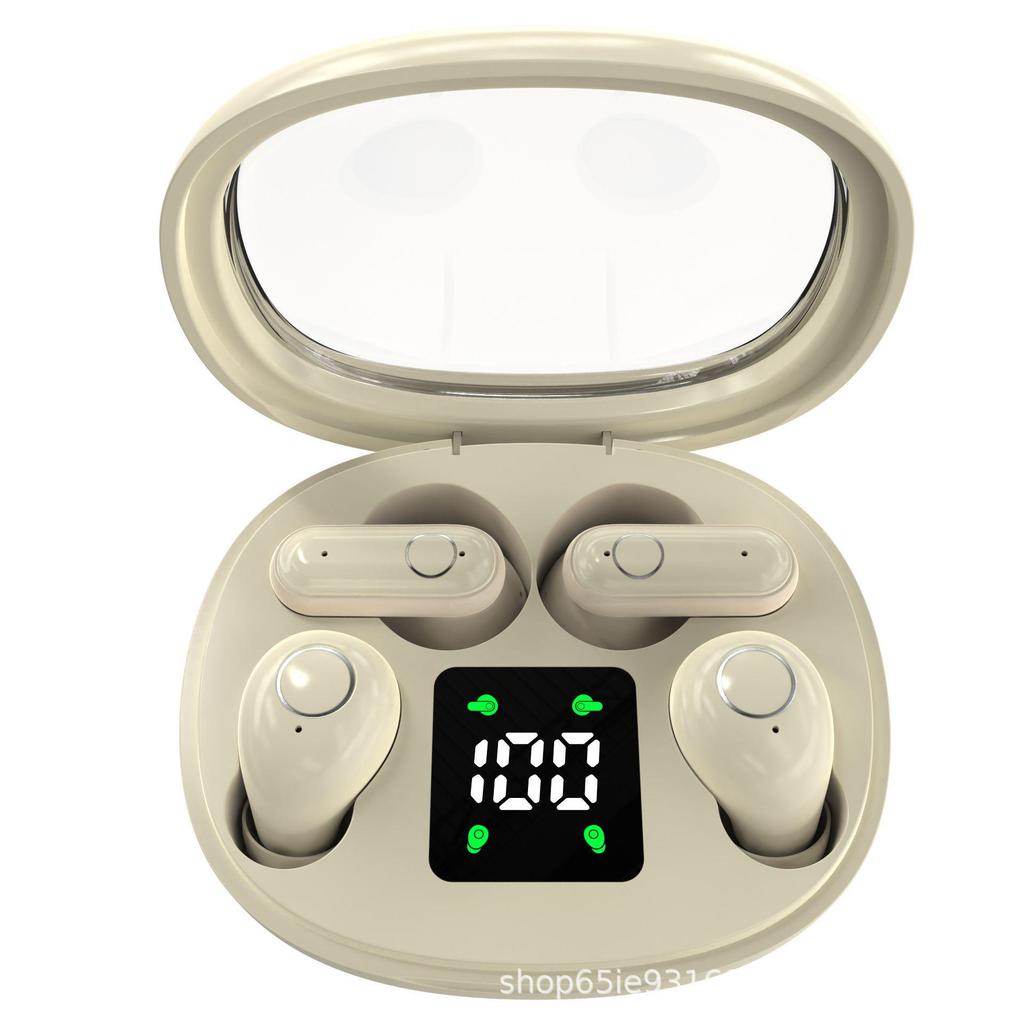 SK35 Dual Bluetooth Wireless Earbuds - Short Handle, Half-in-Ear Design, New Model