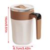 USB Rechargeable Mixing Coffee Mug Automatic Stirring Cup with Digital Temperature Display for Office and Home Use