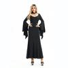 Halloween Costume Style American Spice Girls Nightclub Queen Bat Sleeve Slim Dress Dark Goth Women's Clothing