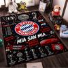 Bayern Munich Champions Design Rug Non-slip Rug Suitable for Living Room and Bedroom Sofas.