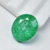 Flawless A+ Quality Natural Oval Cut Green Emerald Gemstone 19.15 Ct Certified