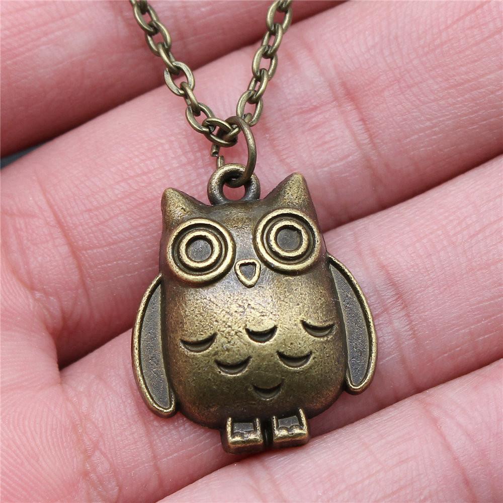Owl Eagle Necklace On The Neck 43cm Chain Female Jewellery Mother's Day Ethnic Supplies