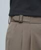 Musinsa Standard Side Adjust Two-Tuck Wide Slacks [Dusty Beige]