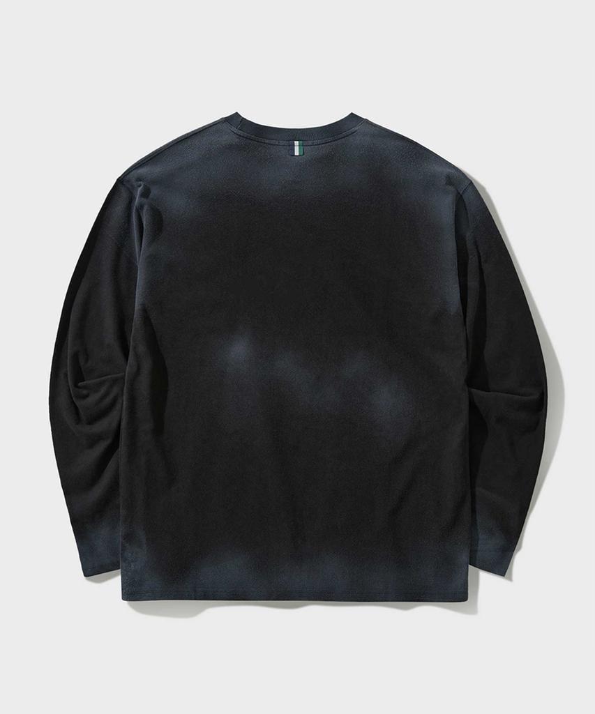 FFEFF STUDIO Vintage Washed Named Long Sleeve T-Shirt (Black)