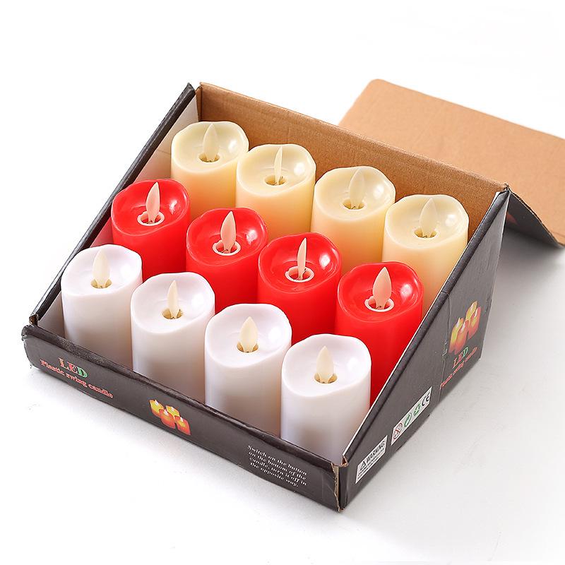 LED Swinging Heart Candle Light - Perfect for Christmas, Birthdays, Weddings, and New Year Celebrations.