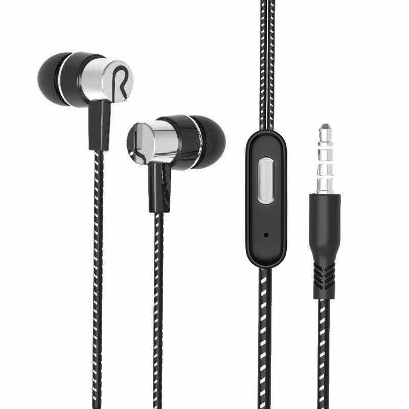 3,5-mm kabelgebundene In-Ear-Sport-Ohrhörer mit starkem Bass für Spiele