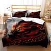 3D Dragon Tier Printed Queen Bedding Set King Size Bedding Set Soft and Comfortable Bedding Set Luxury