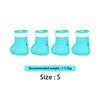 4pcs Anti-Scratch Cat Feet Covers Adjustable Anti-Off Shoes for Cat Silicone Cat Paw Protector Boots for Cat Bathing Pet Supplie