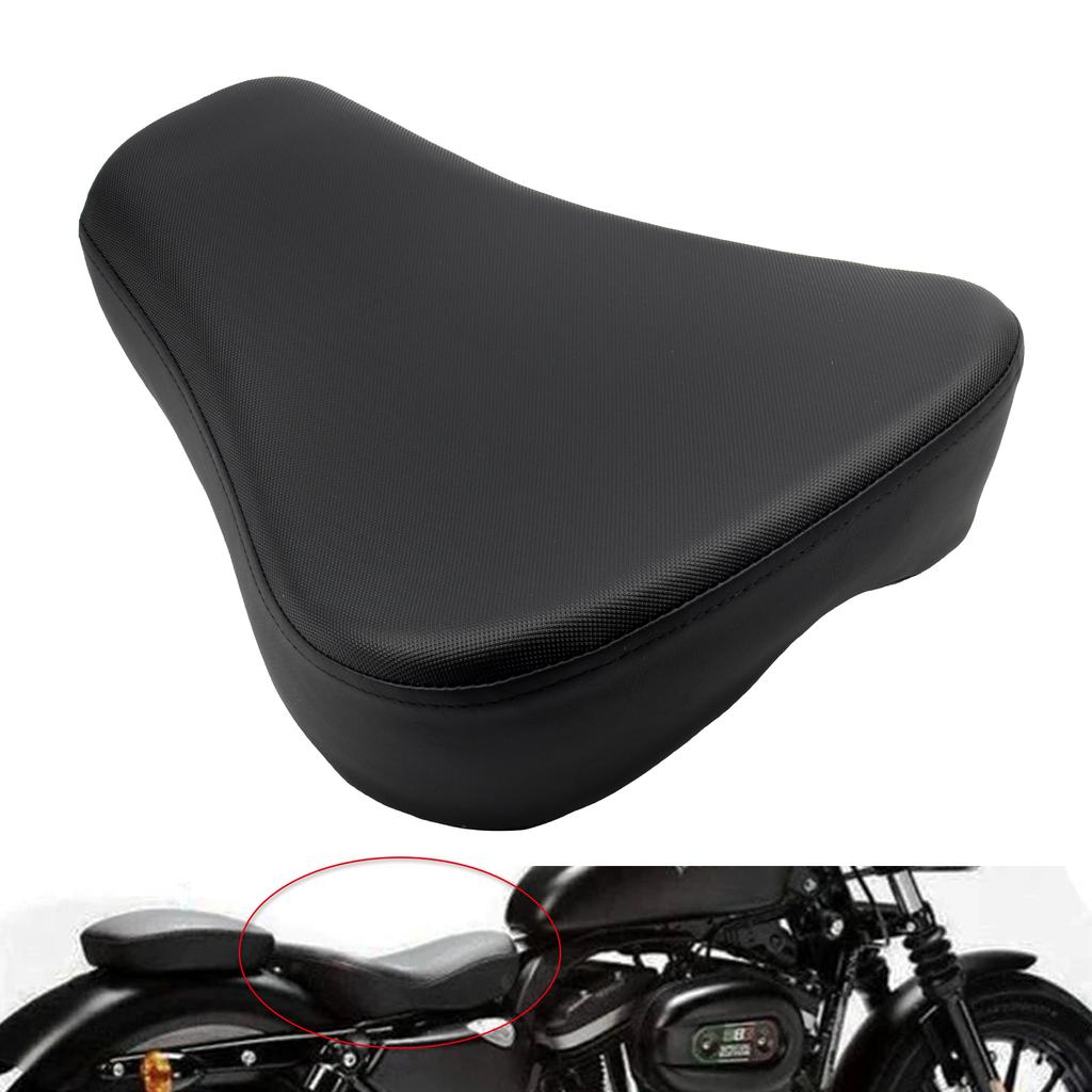 2004-2015 Motorcycle Front Driver Rider Solo Seat Cushion For Harley Sportster XL1200 X48 Moto Black Cushion Pad Enduro