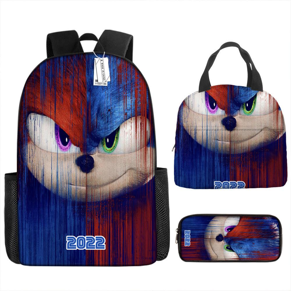 Backpack Trend Backpack Anime Large Capacity Elementary School Bag Lunch Bag