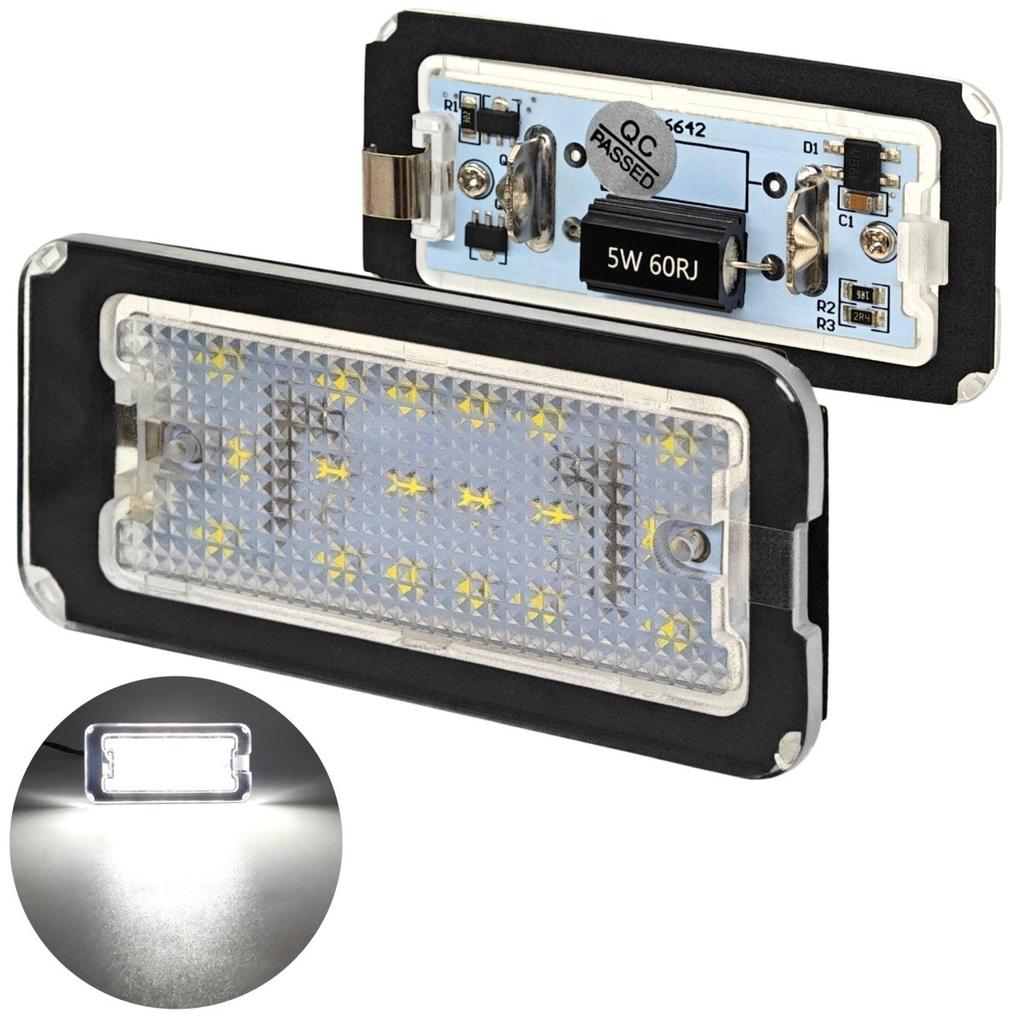 Fiat Compatible LED License Plate Lights, 2 Pcs Off-Road