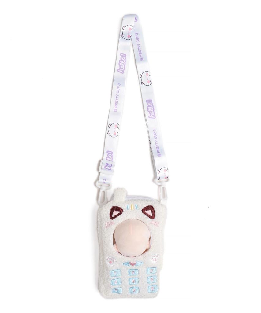 Plush Toy 10cm Plush Plush Toy Fandom Type F White [WEGO] Clothes, Toy, Outfit, Gift, Cute, Goods, Women's, (phone),