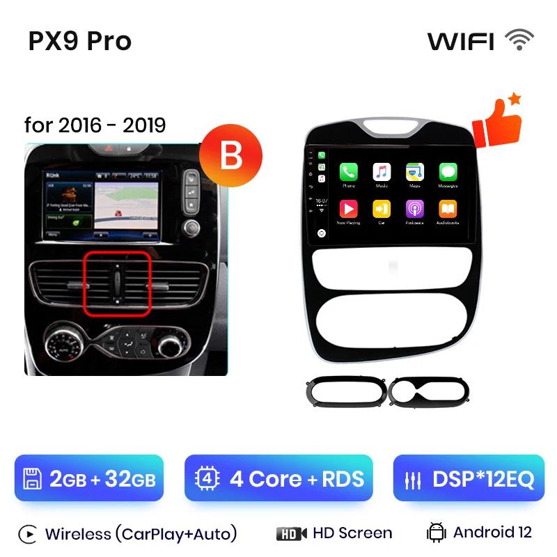 Accessories Autoradio Renault Carpl Car Radio For Renault Clio 4 2012 - 2019 wireless CarPlay Android Auto No 2 din 2din DVD