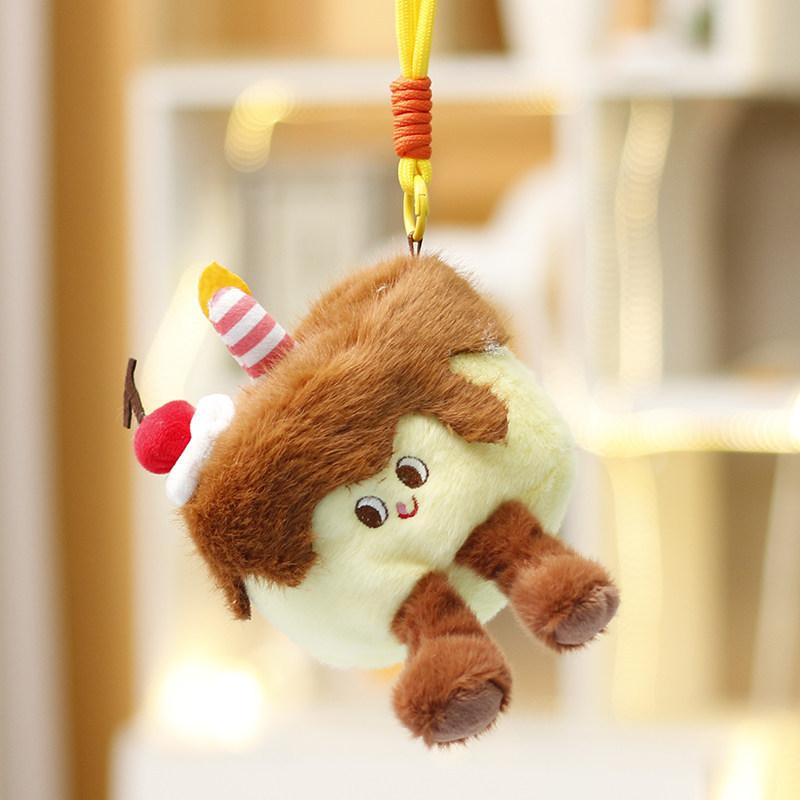 Plush Food Toy Sandwich Hamburger Hotdog Cute Bag Charm For Girls