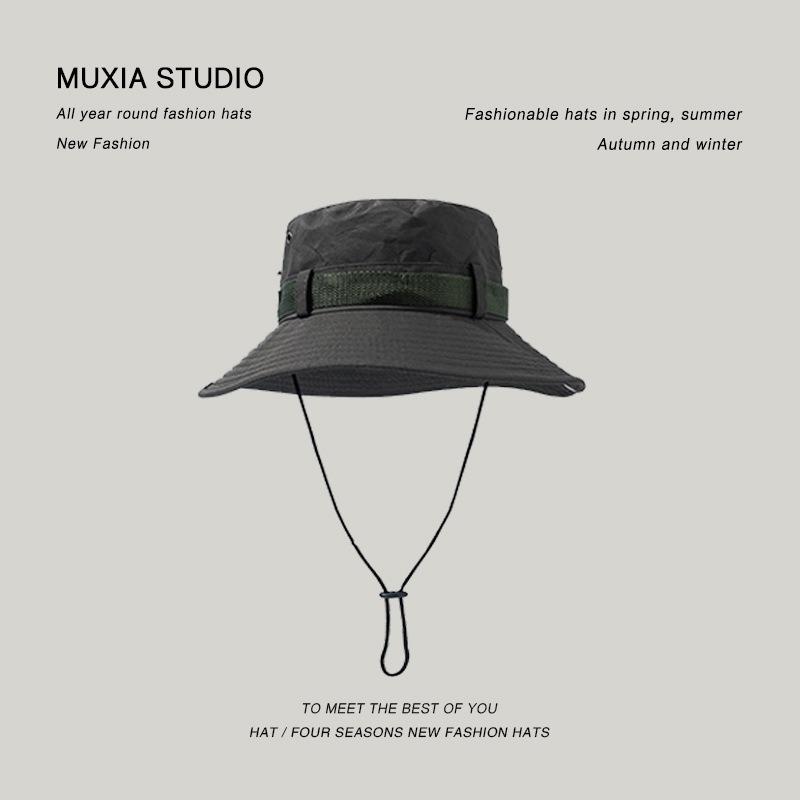 

Bucket hat outdoor men s hat summer thin anti-ultraviolet women s sunshade quick-drying sunscreen breathable mountaineering hat Average Size