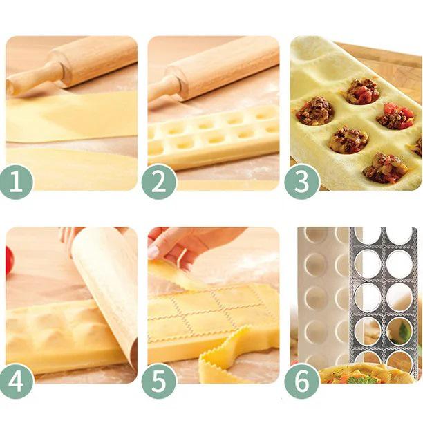 12-Loch Italienische Ravioli & 10-Loch Teigtaschen Formwerkzeug