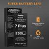 LCLEBM Battery for iPhone 7 Plus, Upgraded 7500mAh High Capacity Replacement Battery, New 0 Cycle Battery for iPhone 7 Plus A1661, A1784, A1785 with