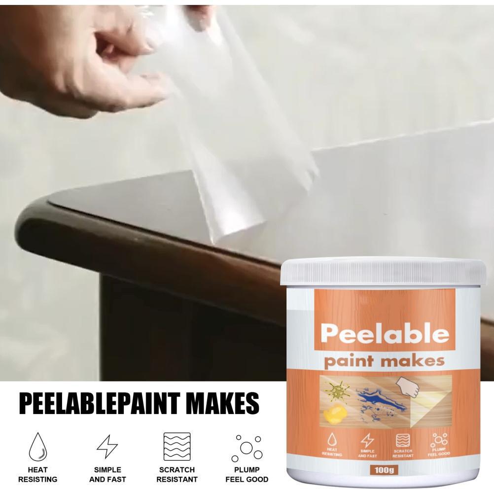 Furniture Peelable Paint Nano Tear Off Protection Film Adhesive Crystal Film Waterproof High Temperature for Dining