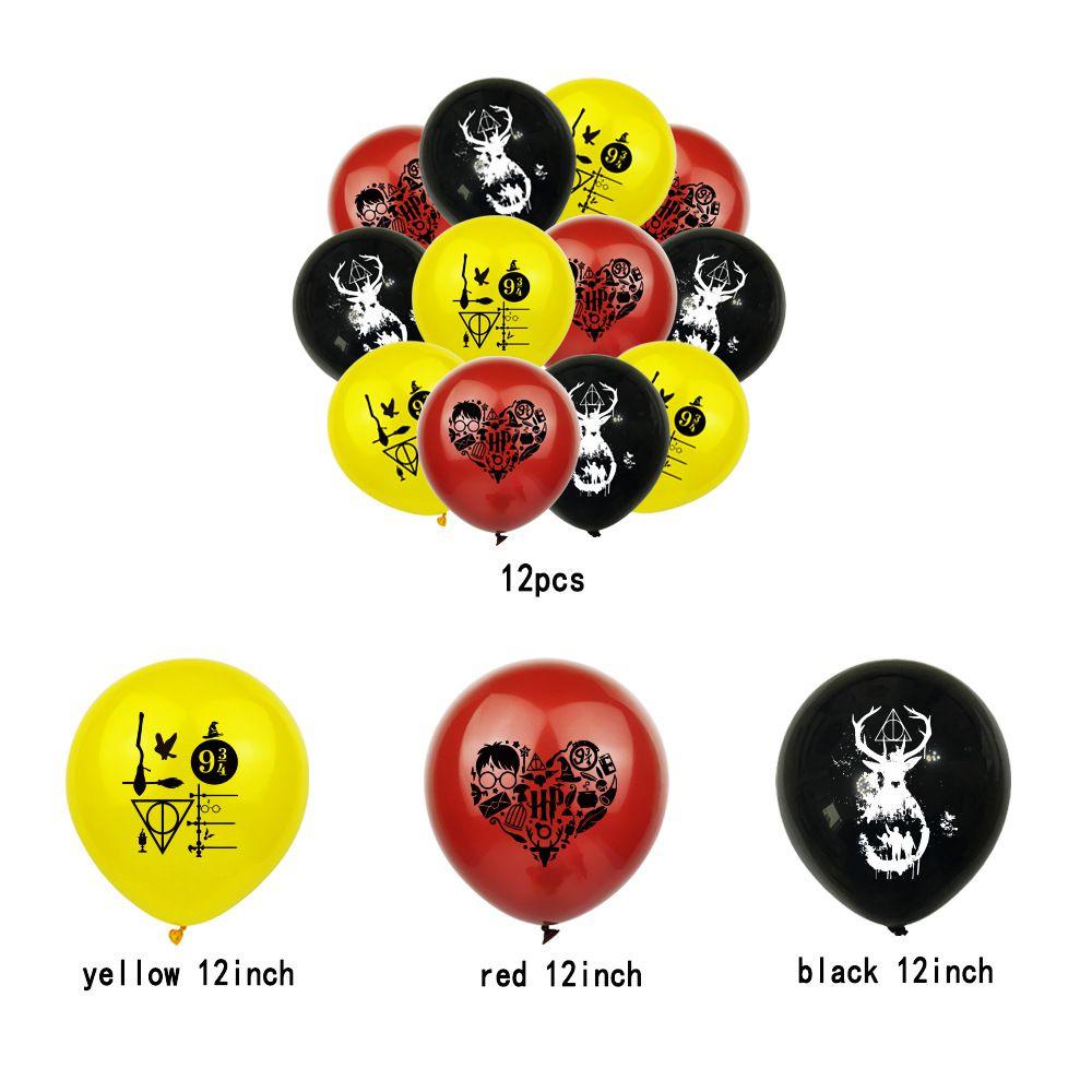 Harry Potter Balloon Party Decoration Banner Birthday Supplies Anime Topper Cake