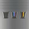 Karbon Fiber Araba direksiyon Çıkartmaları Kapak Trim Etiket Şerit Parçaları Dekorasyon İç Aksesuarları BMW E89 Z4 2009-2016