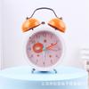 1 Inch Silent Alarm Clock, Candy-colored Bell Clock, Multi-function Luminous Clock for Students, Small Clock