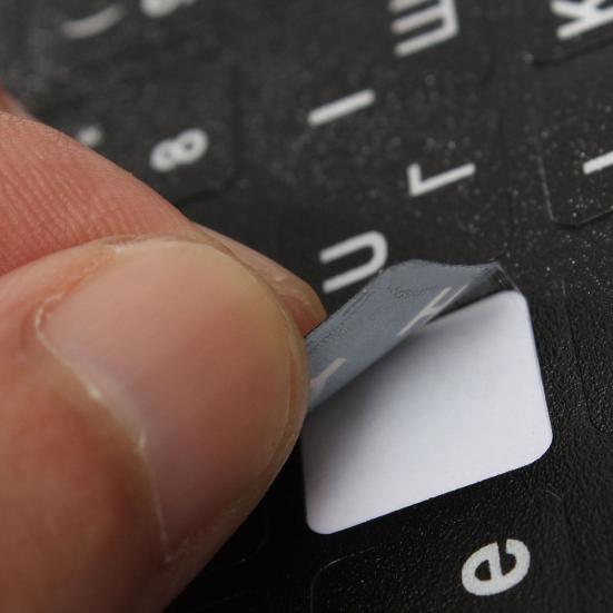 English Russian Japanese Thai Letters Laptop Computer Keyboard Layout Stickers