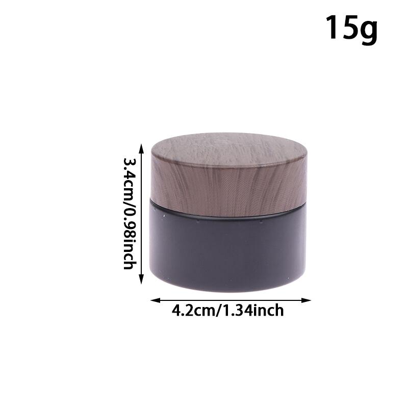 Puste słoiki Mrożone szklane słoiki na kremy Pojemnik kosmetyczny z pokrywką 5-100g Szklana butelka Pojemnik na makijaż Słoiki kosmetyczne podróżne