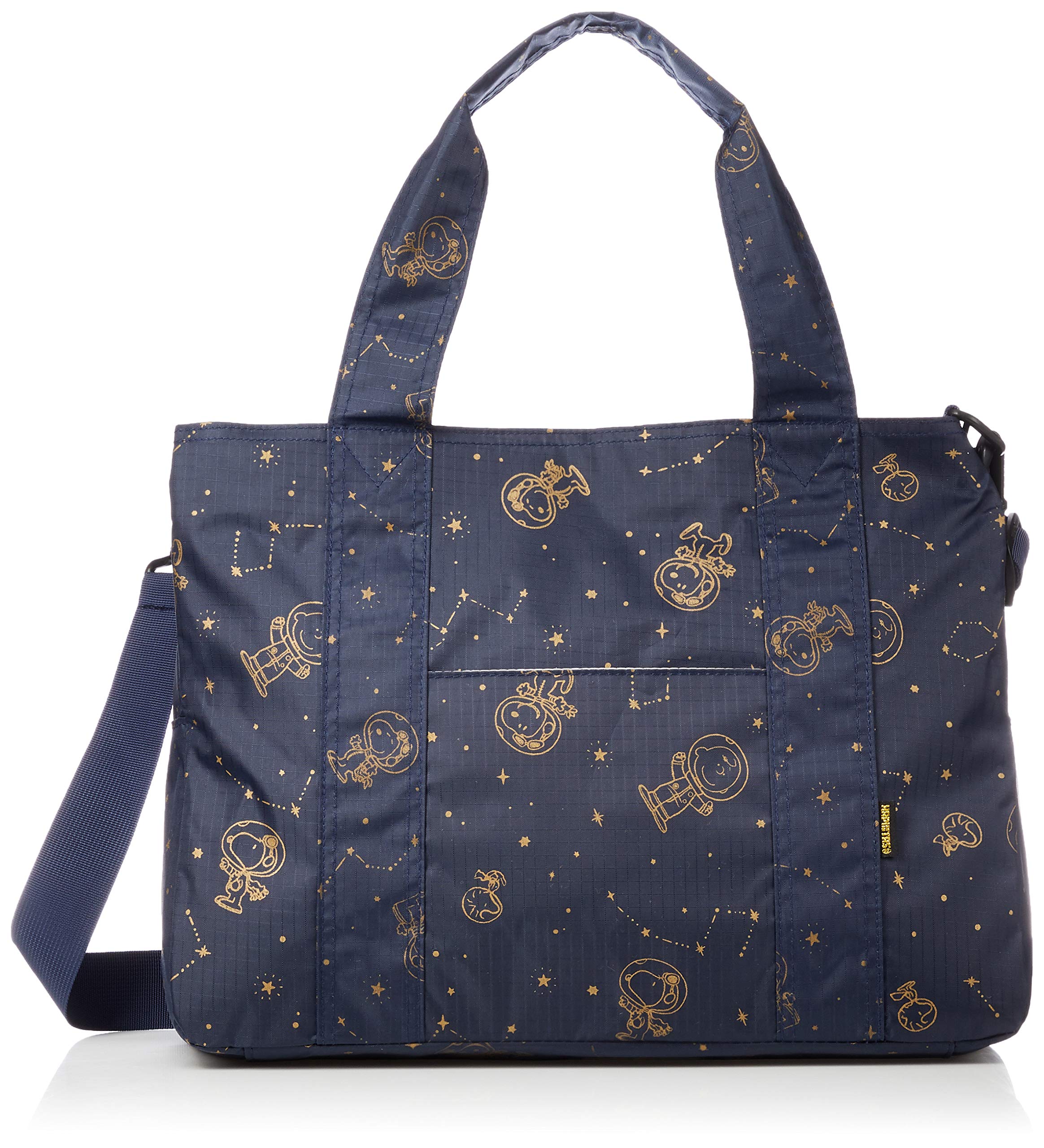 

Tote shoulder bag with shoulder many pockets HAP0118 Astro Starry [Hapitas] belt, [Snoopy]
