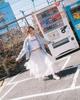 Loaegsyueol Apron Layerd Tulle Skirt_Off White