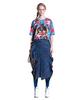 GREEDILOUS Blue Camouflage One-Point T-Shirt