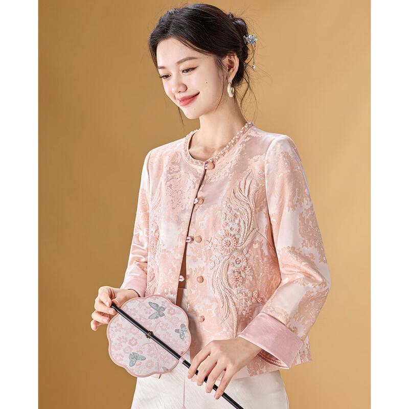 Meilannie Neue Chinesische Stil Perlen Jacquard Jacke