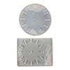 Round/ Square Clock Resin Mold Silicone Casting Epoxy Resin Mold for Handmade DIY Crafts Making Home Decorations