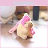Capybara Pink Plush Keychain Toy With Watermelon Pattern Kid Collectors Doll