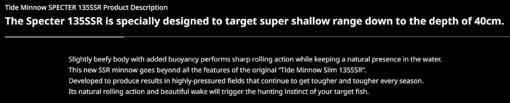 Duo Tide Minnow Specter 135SSR Suspend Lure ADA0088 (9772)