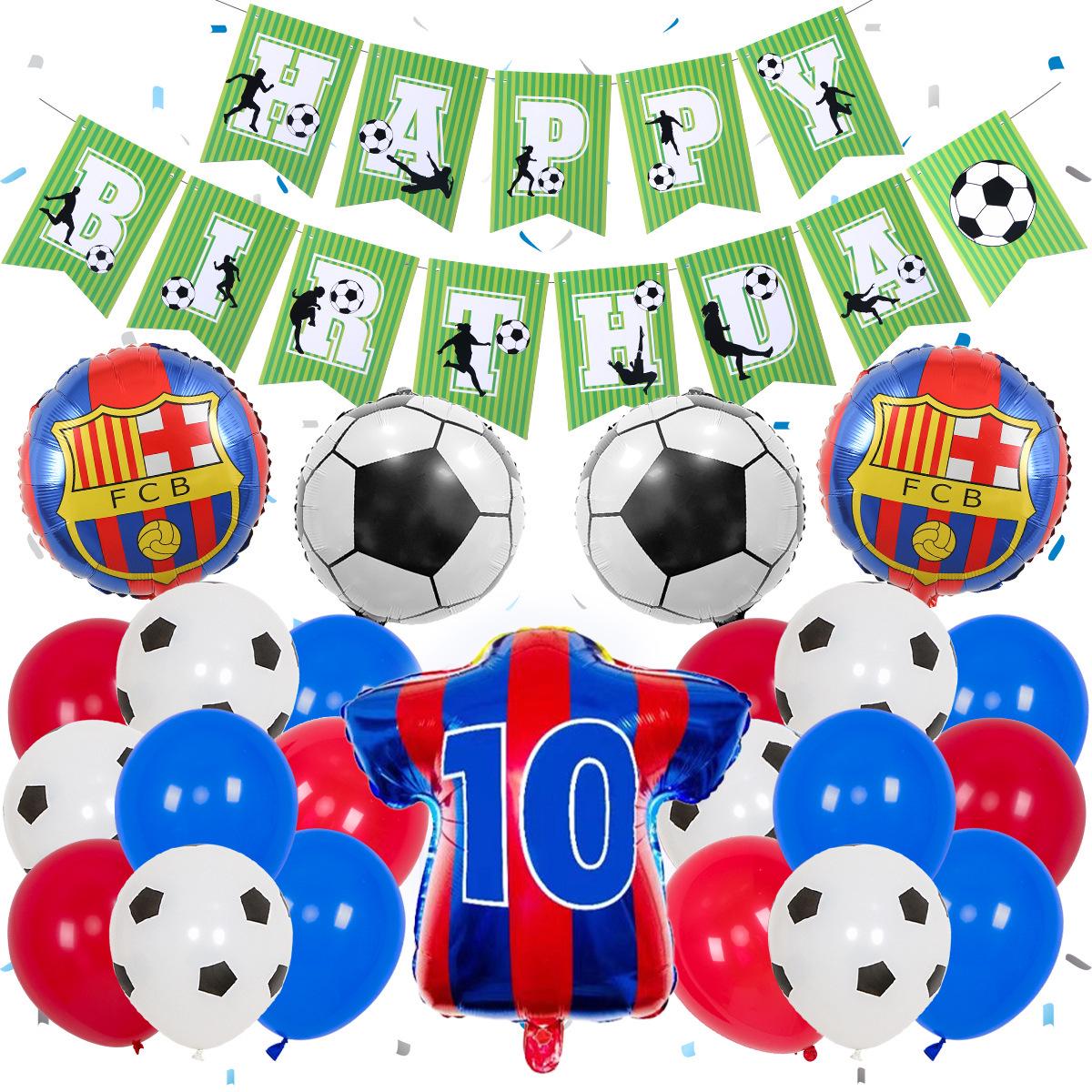 

Набор воздушных шаров на футбольную тематику для вечеринки: Круглые латексные и фольгированные шары для украшения мероприятия
