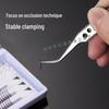 Stainless Steel Precision Tweezers with Curved Scorpion Tip for Eyelash Extension and Nail Art