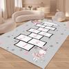 Hopscotch Rainbow Number Carpet for Living Room Home Decoration Sofa Area Rugs Non-slip Bedroom Rug Washable Door Mat