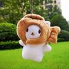 Korean Ins Snapper Cat Plush Doll Doll Pendant Bag Accessories Keychain
