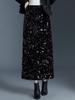 Sequined High-Waisted Slit Pencil Skirt - Winter 2025 Collection