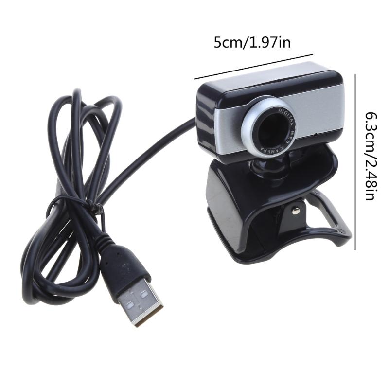 Webcam per Computer Universale Integrata con Microfono Stereo, 1 Pezzo, Nera, Webcam USB, Accessori per Attrezzatura Live per Laptop