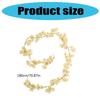 Flexible Blossom Branch Realistic Petal Texture Hanging Flower Decoration For Indoor Outdoor Event 180cm