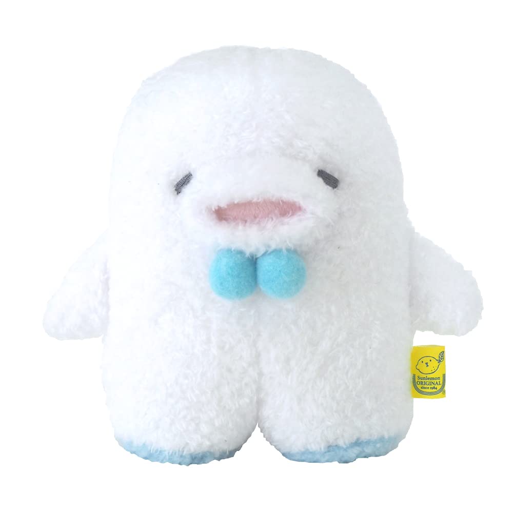 Sunlemon Fluffy White Dolphin S 15 x 13 x 7cm Stuffed Animal P-8582