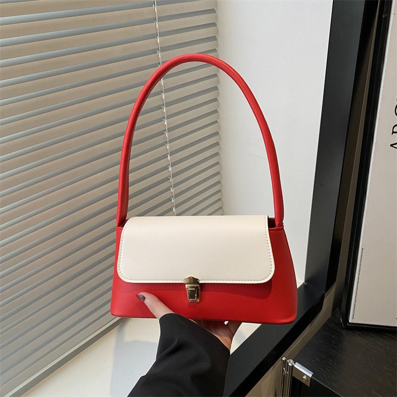 Retro baguette bag women s bag 2 popular new trendy versatile shoulder bag fashion handbag underarm bag