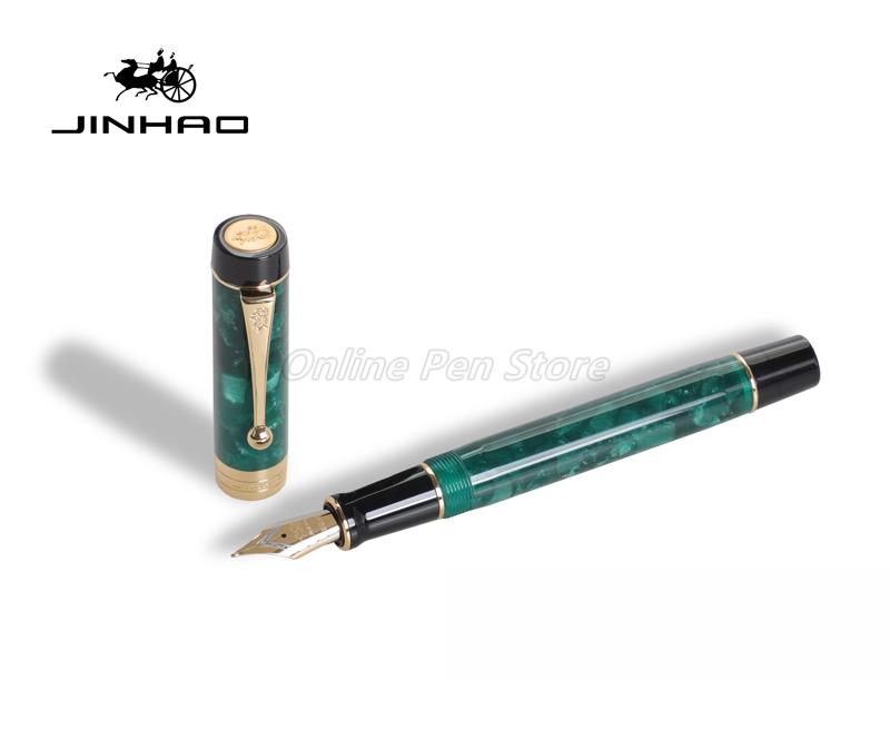 

Jinhao 100 Ювілейна Смоляна Ручка EF/F/M/Зігнутий Тонкий Перо 0.38мм Ручка-Перо Офіс Школа Оптом Письмовий Подарунок Аксесуари для Ручок Fine Nib 0.5mm