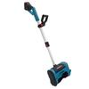 Cordless Electric Snow Shovel 21V Carbon Steel Cordless Snow Blower Shovel with Batteries and