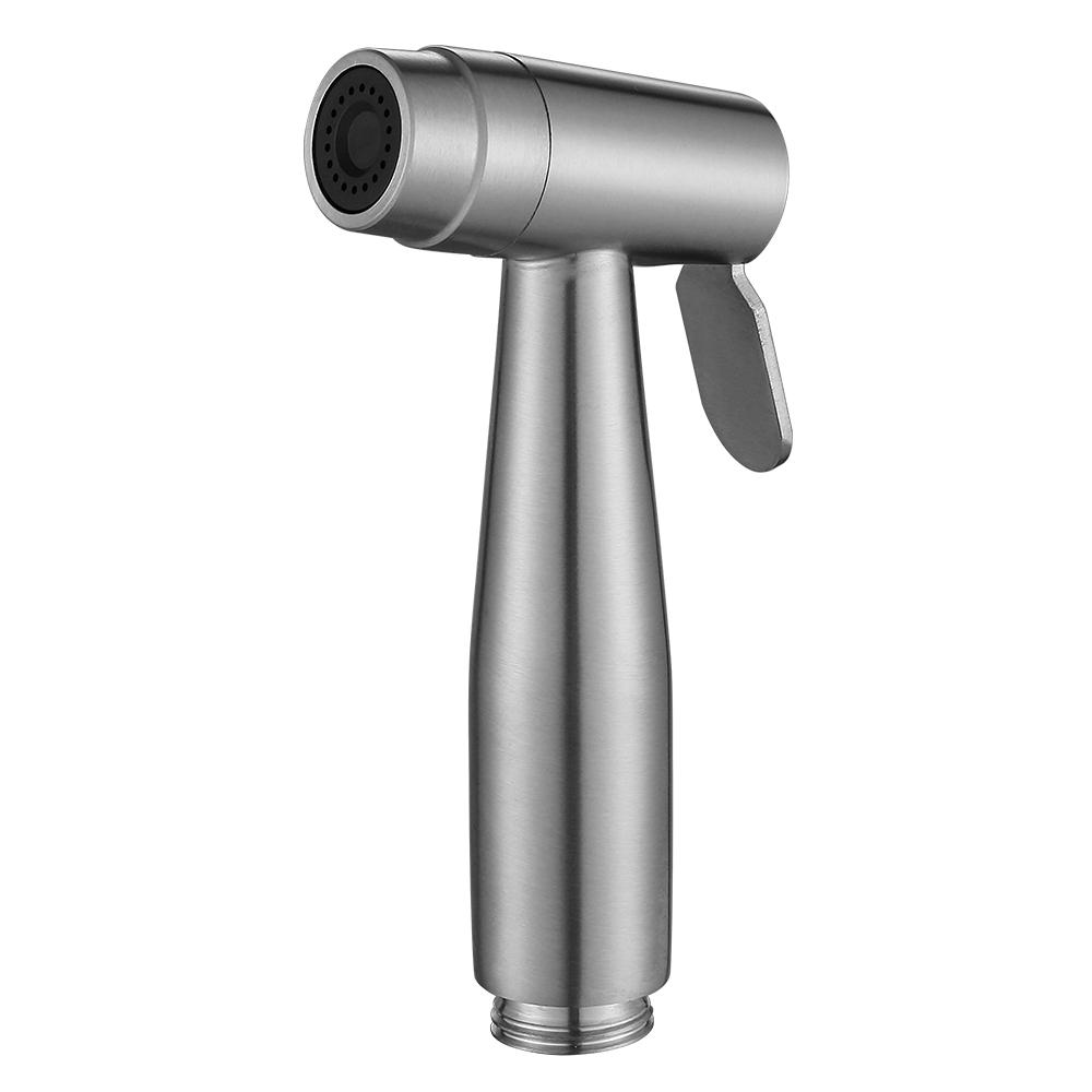 Moderner 304 Edelstahl Duscharmatur Bidet Handbrause ABS Toiletten Shattaf Set für Hotels Einfach zu bedienen