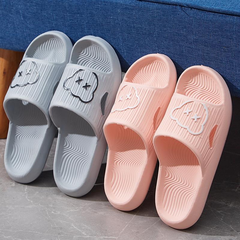 Hausschuhe Damen Sommer weiche Sohle rutschfest Zuhause Indoor Haushalt Badezimmer Hotel Bad kühlende Hausschuhe Herren Außenschuhe