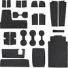 SENSHINE For Toyota Highlander Accessories 2025 -2024 Anti Dust Cup Holder Ert Center Console Shifter Trim Door Packet Mats Premium  Interior 22PC