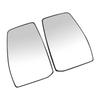 1 Pair Left & Right Side Upper Non-Heated Mirror Glass Fit For Ford Transit Custom VN 2014-On